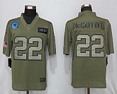 Nike Carolina Panthers 22 McCaffrey Nike Camo Salute to Service Limited Jersey,baseball caps,new era cap wholesale,wholesale hats